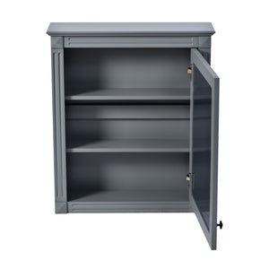 Wall Mounted Bathroom Storage Cabinet With Mirror, Medicine Cabinet With Height Adjustable Shelf