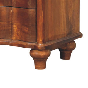 Solid Wood Lume Panel Bedside Table