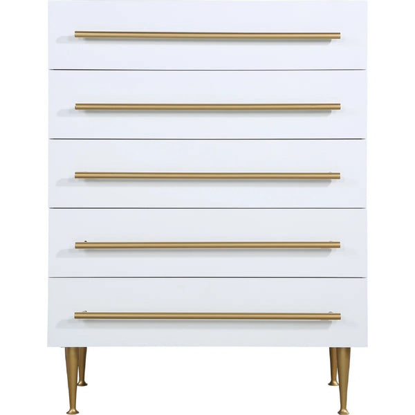 Contemporary 5 Drawer Chest For Bedroom