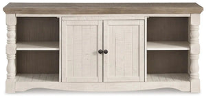 Havalance - Extra Large TV Stand - 2 Doors - Brown / Beige