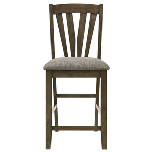 Maxine - Upholstered Counter Height Dining Side Chair (Set of 2) - Brown