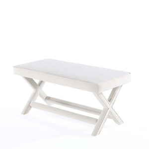 Abigail - Accent Bench With Piped Cushion
