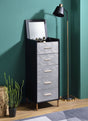 Myles - Jewelry Armoire - Black / Silver / Gold - Best Buy Furniture