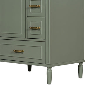 Traditional Bathroom Vanity Set With Soft Close Doors