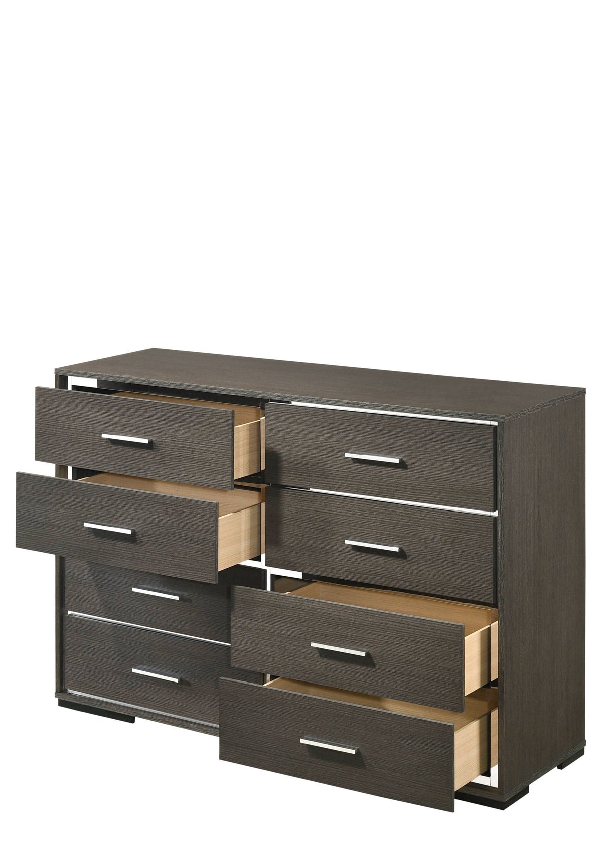 Escher - Dresser - Gray / Oak - Best Buy Furniture