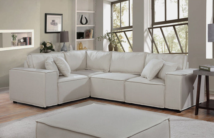Melrose Modular Sectional Sofa With Ottoman