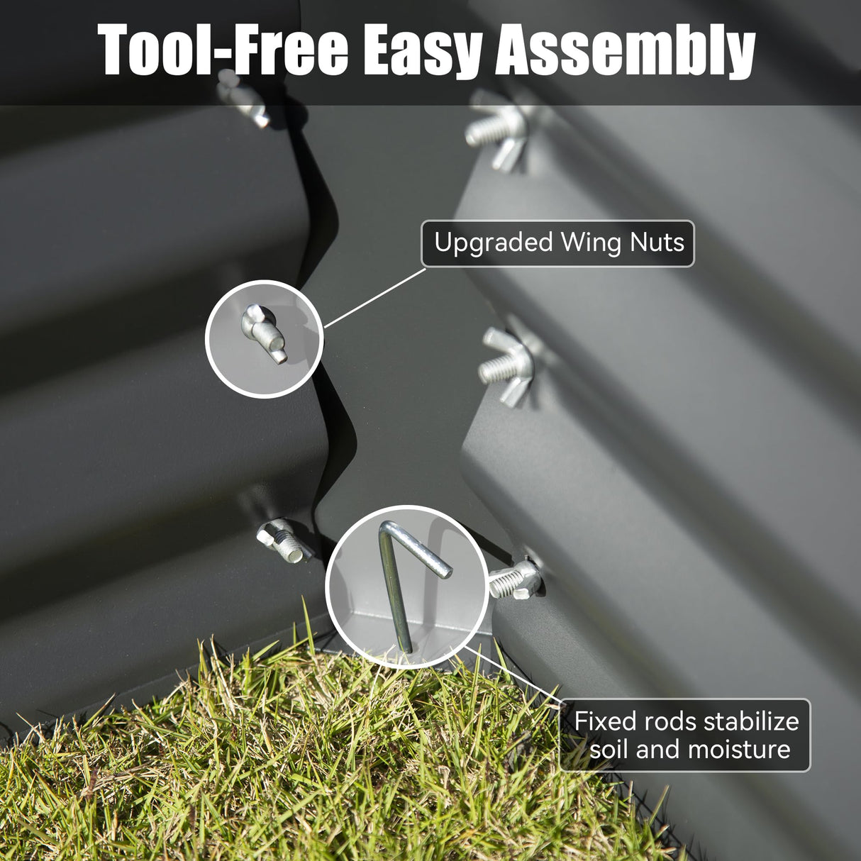 Galvanized Raised Garden Bed
