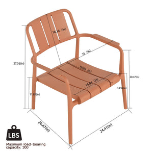 3 Piece Indoor / Outdoor Leisure Table And Chair Set