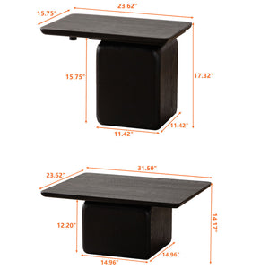 Square Coffee Table Set (Set of 2)