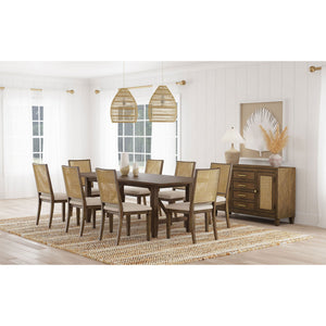 Jamie - Rectangular Dining Table With Extension Leaf - Light Brown