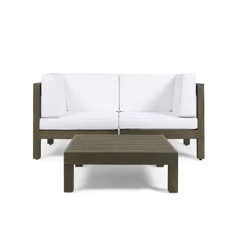 Oana - 3 Piece Love Seat Set With Coffee Table - Best Buy Furniture