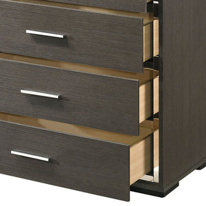Escher - Chest - Gray / Oak - Best Buy Furniture