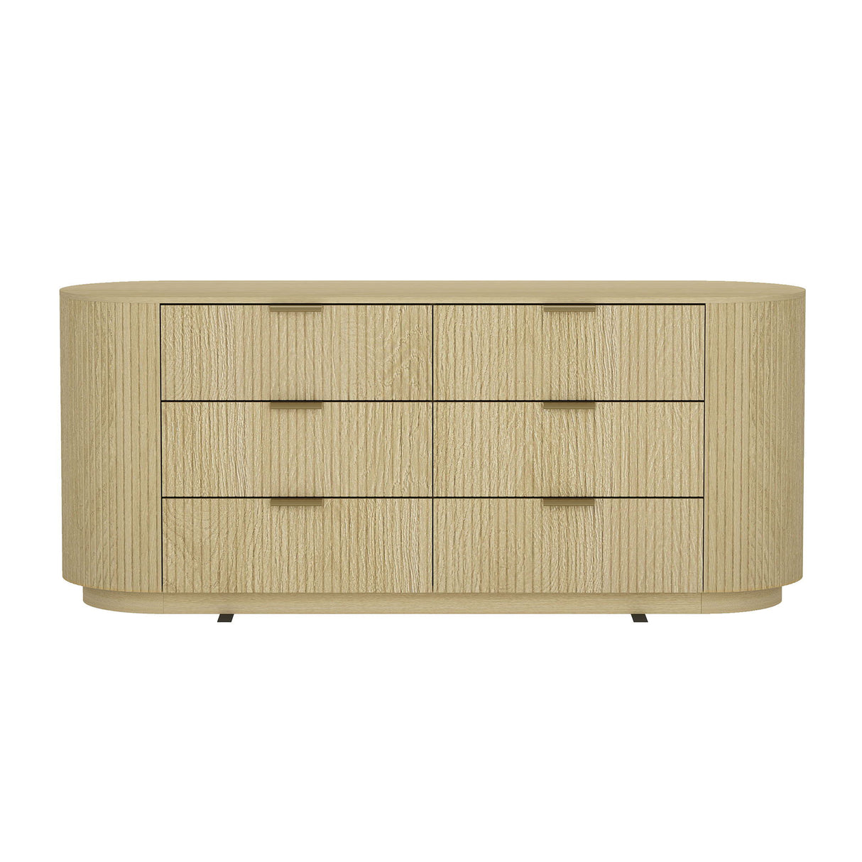 Olivia - Double Dresser With 6 Drawers - Oak