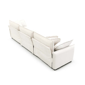 Family Sofa Set: Deep Seat Sofa in Elegant Beige