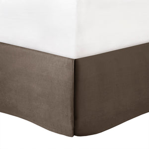 7 Piece Jacquard Comforter Set - Brown/Gold Cal King