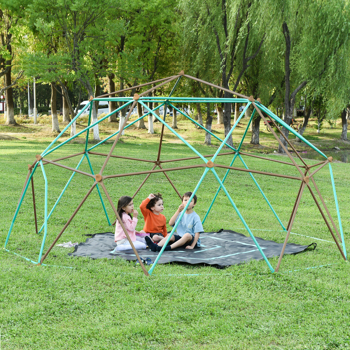 13ft Geometric Dome Climber Play Center