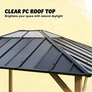 Spacious Outdoor Hardtop Gazebo