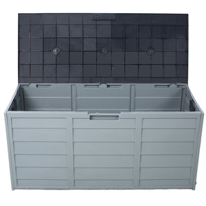 75 Gallon Resin Deck Box Storage Shed