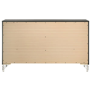 Malcolm - 6 Drawer Dresser Cabinet - Black