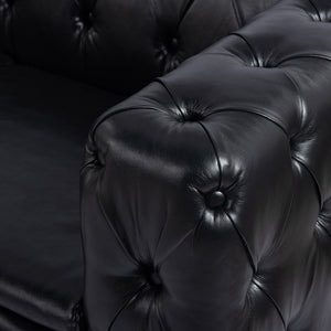 Square Arm Removable Cushion 3 Seater Sofa
