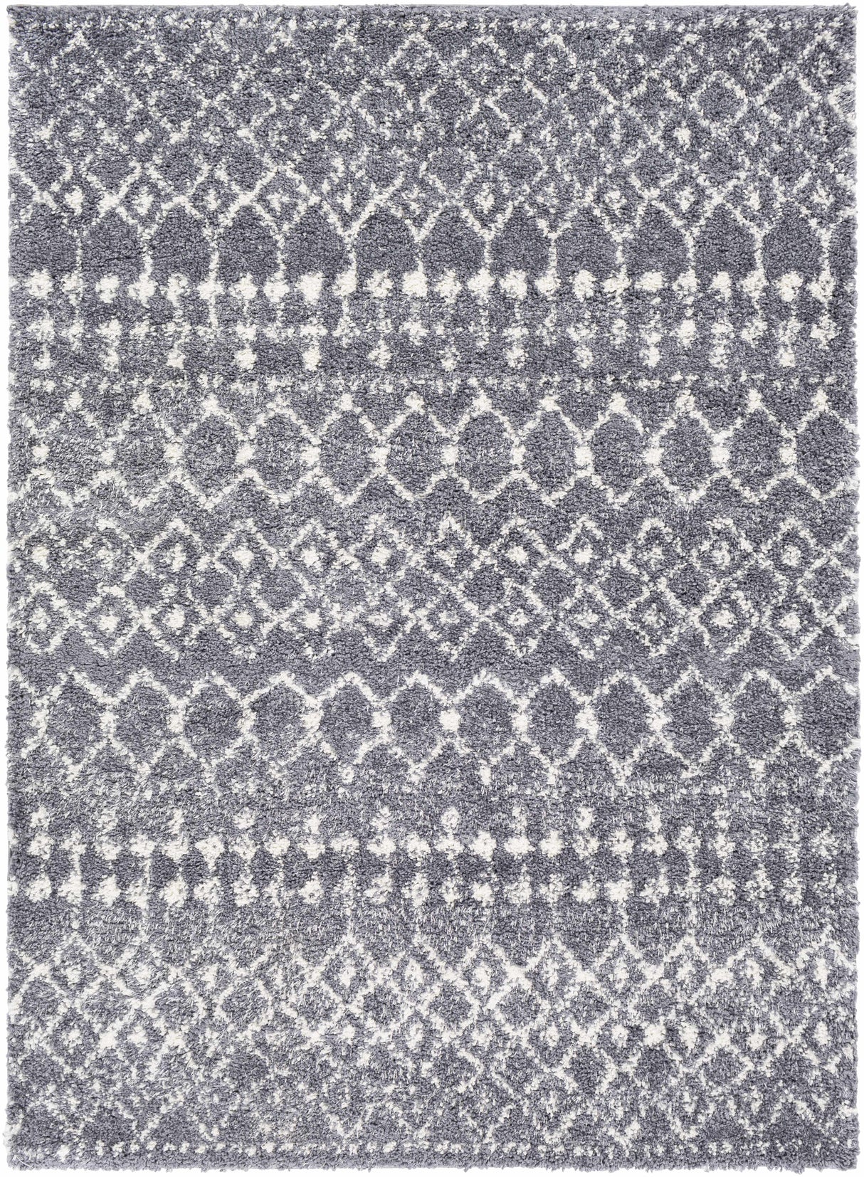 Dark Gray Blue Navassa Area Rug - Clearance