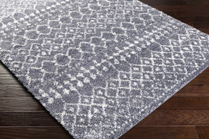Dark Gray Blue Navassa Area Rug - Clearance