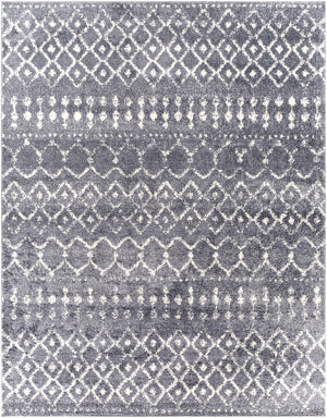 Dark Gray Blue Navassa Area Rug - Clearance
