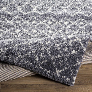 Dark Gray Blue Navassa Area Rug - Clearance
