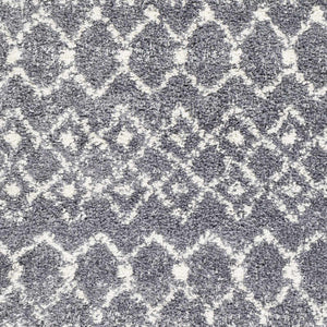 Dark Gray Blue Navassa Area Rug - Clearance