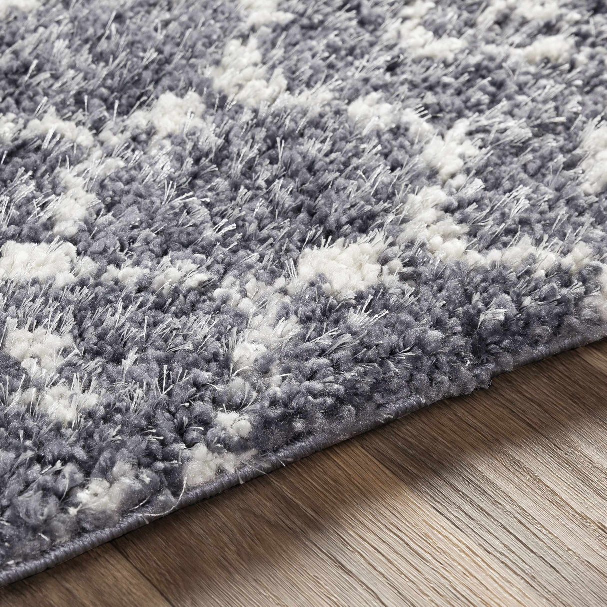 Dark Gray Blue Navassa Area Rug - Clearance