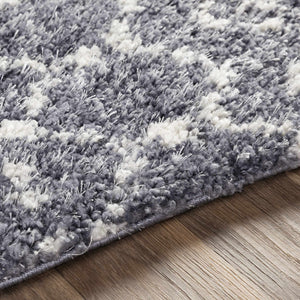 Dark Gray Blue Navassa Area Rug - Clearance