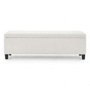 Upholstered Storage Ottoman Bench