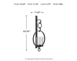 Ogaleesha - Wall Sconce - Brown - Best Buy Furniture