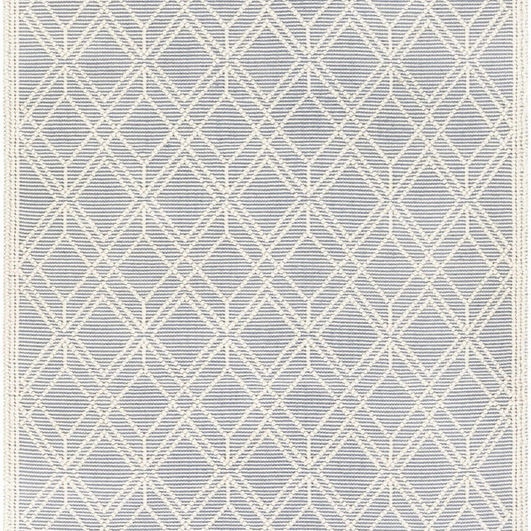 Ramsbury Denim Blue Wool Rug