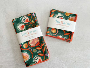 Desert Bloom Cloth Napkins, Set of Four