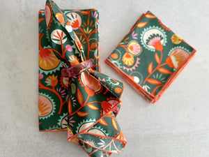 Desert Bloom Cloth Napkins, Set of Four