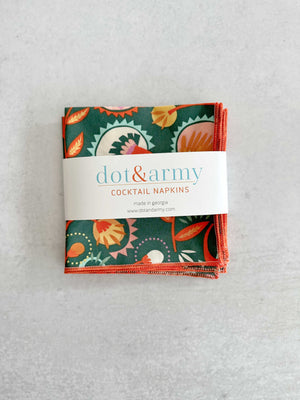 Desert Bloom Cloth Napkins, Set of Four