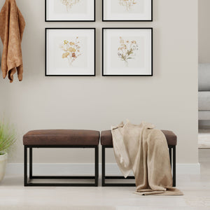 Reynolds - Small Bench - Distressed Chestnut Brown