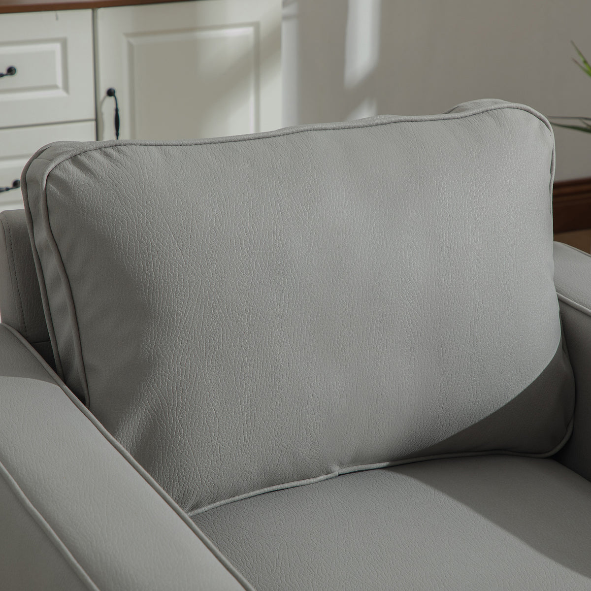 33.6''W Upholstered 360° Swivel Armchair with Hidden Storage