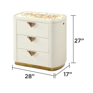 La Pierre - Bedroom Set With Upholstered LED Bed