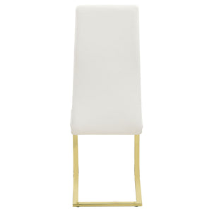 Whittingham - Dining Side Chair (Set of 4) - White / Gold