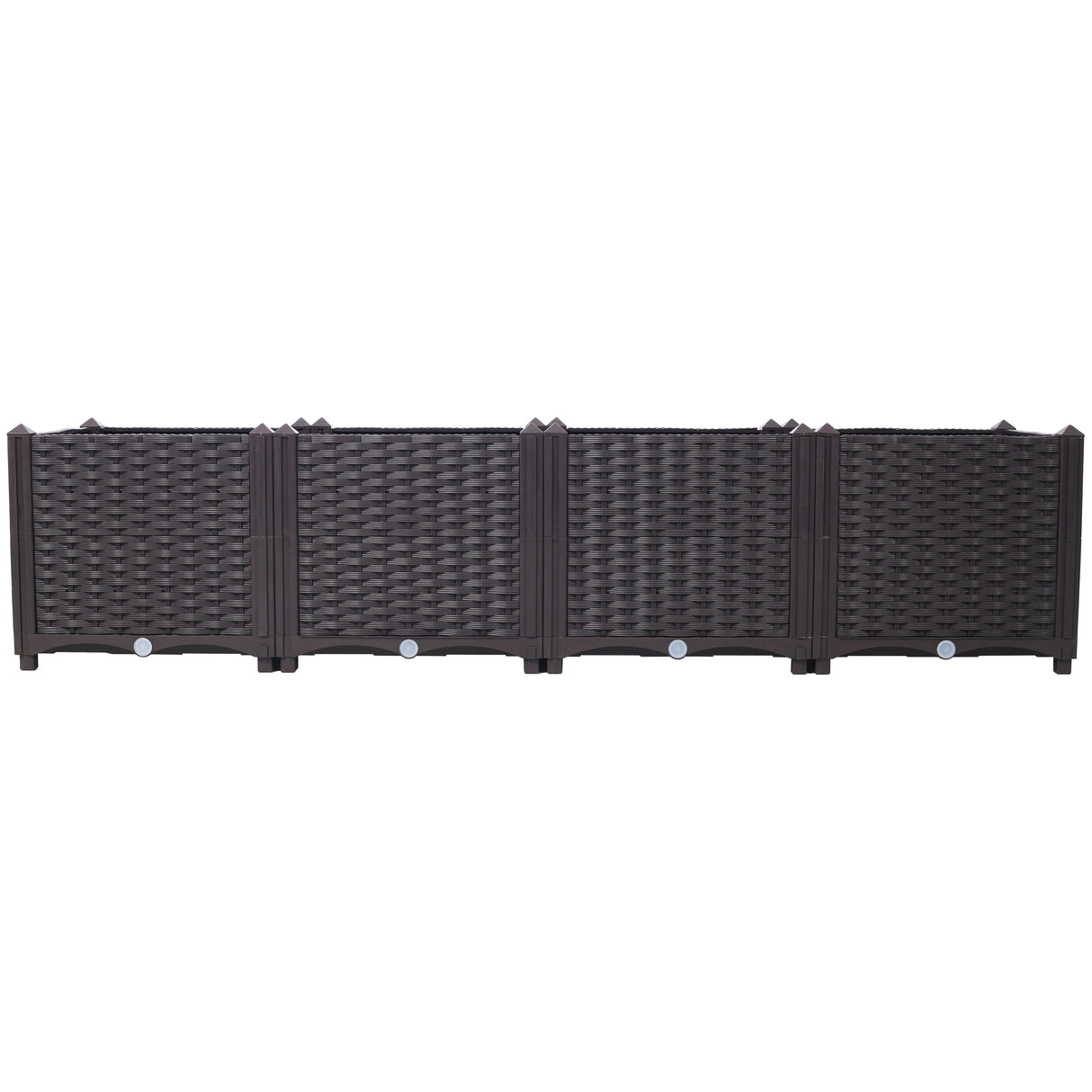Deep Raised Garden Bed Plastic Planter Boxes