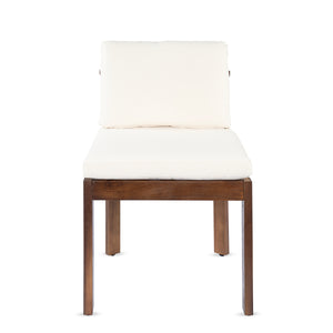 Acacia Wood Outdoor Dining Chair (Set of 2)