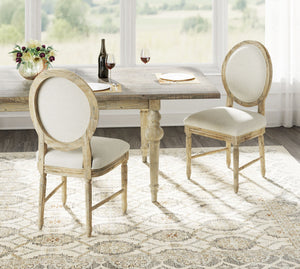Upholstered Dining Chairs (Set of 2) - Brown