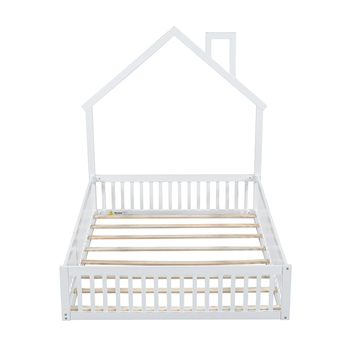 House Platform Bed With Guardrail