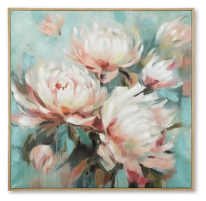 Parryville - Wall Art - Aqua / Pink - Best Buy Furniture