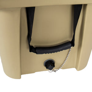 50 Quart Khaki Cooler, Ultra-Light Insulated Ice Chest