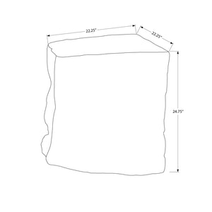 Accent Table, Indoor Outdoor Use - Black