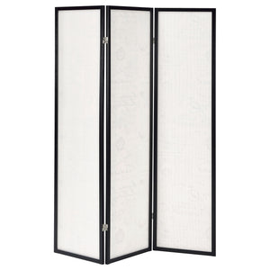 3 Panel Folding Screen - Beige