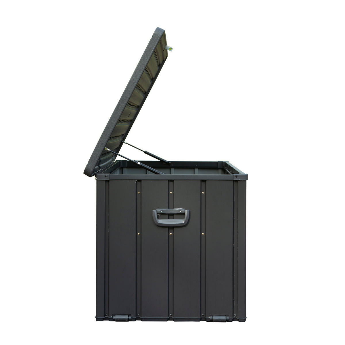 100 Gallon Outdoor Storage Deck Box - Waterproof, Dark Gray